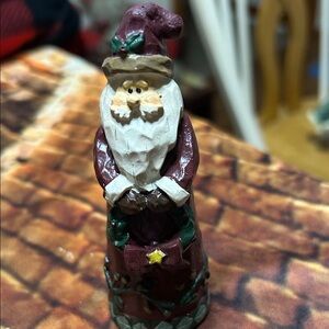 Festive Santa Claus Holiday Figurine